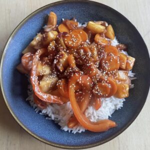 Süß-Sauer-Gemüsereis